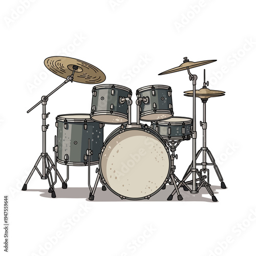Drum Kit Isolated