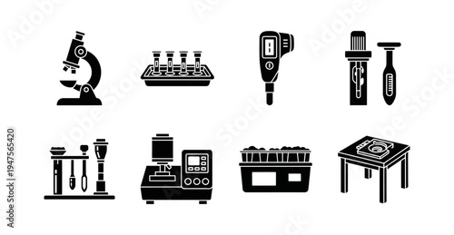 Diverse array of essential laboratory tools and equipment showcasing the realm of scientific research, analysis, and discovery in various fields of study
