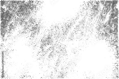 Black and white abstract grunge texture background vector illustration