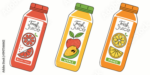 Assorted bottles of orange juice with different flavors and brands