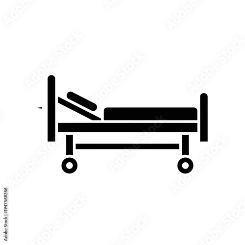 Hospital Bed Medical Furniture Equipment.