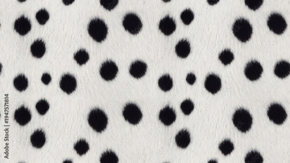 Obraz premium Abstract pattern of black dots scattered on a white background