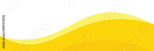 Layered yellow wave background featuring smooth curved shapes and subtle gradients, ideal for web banners, headers, presentations, and marketing materials. Vibrant, warm, 