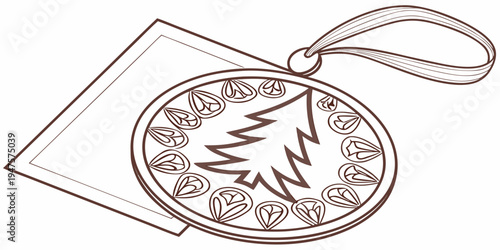 A detailed illustration of a vintage camera with a strap and a lens cap