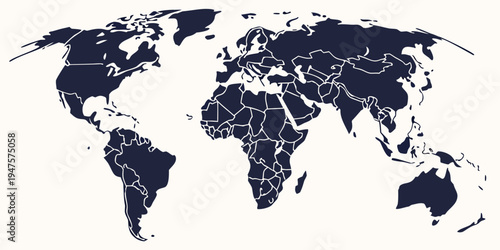 World map highlighting countries with significant deforestation in recent years