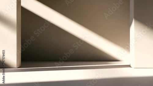 Modern Minimalist Interior with Natural Light.