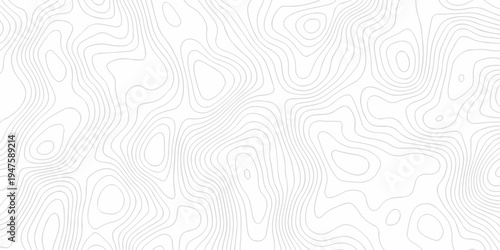 white topography map area. vector topo paper lines. Topographic contour lines grid map pattern design. mountain relief. Contour map. Topo contour paper map texture.