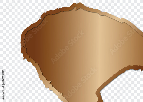 Torn paper set vector design, Ripped torn paper illustration vector background.Torn, ripped torn design, pieces of horizontal black paper with soft shadow squared background.