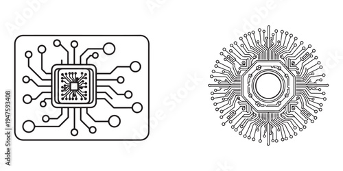 Digital Circuit Board and Central Processor Chip Technology