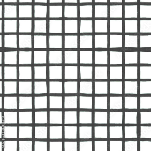 チェック柄(水彩)