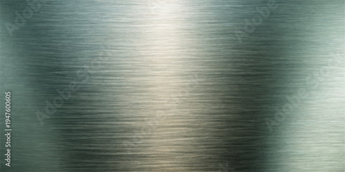 High-quality brushed metal texture featuring a polished silver stainless steel plate with an industrial grey metallic surface pattern and shiny aluminum material reflections for a sleek wallpaper