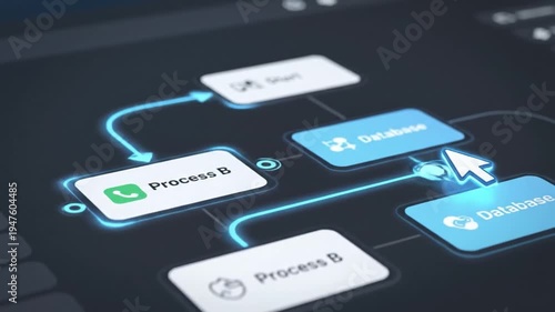 Wallpaper Mural Digital Workflow Diagram Process Automation Database Integration User Interface Technology Software Development and Flowchart System Connection for Data Management, Analysis, and Modern Business Torontodigital.ca