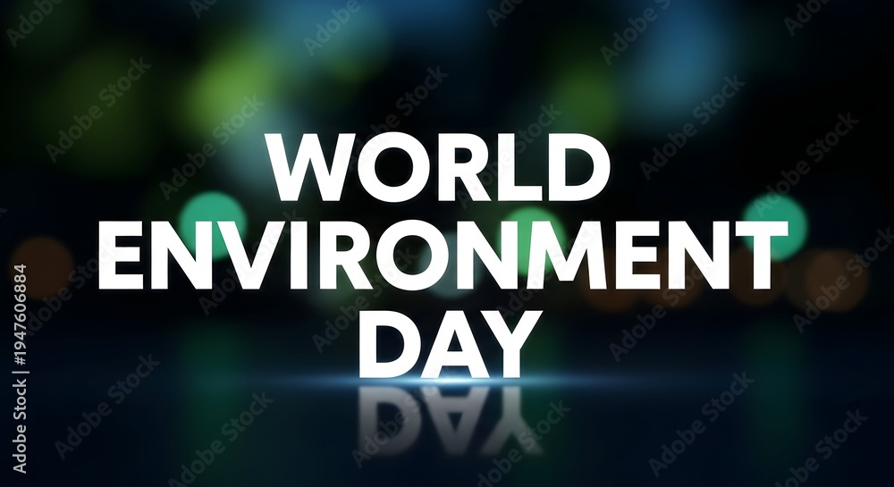 Obraz premium Celebrate world environment day for a sustainable future with eco friendly actions and environmental conservation efforts globally