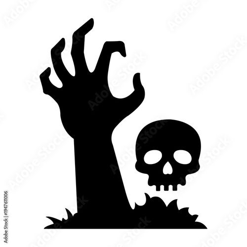 Vector graphic icons for Zombie hand