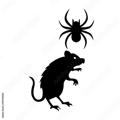 Vector graphic icons for Creepy crawler