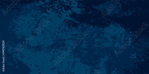 Abstract grunge texture background with dark navy blue and deep teal tones, modern abstract design