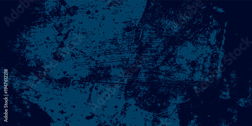 Abstract grunge texture background with dark navy blue and deep teal tones