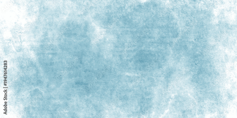 Fototapeta premium Grunge limestone blue wall grunge backdrop texture, watercolor painted mottled blue background, bright ink watercolor textures black paper texture.