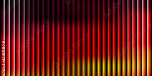 A mesmerizing visual representation of sound waves with a black background and a gradient of orange and red hues that evoke a sense of dynamic energy and movement
