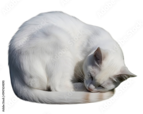 cat on white background