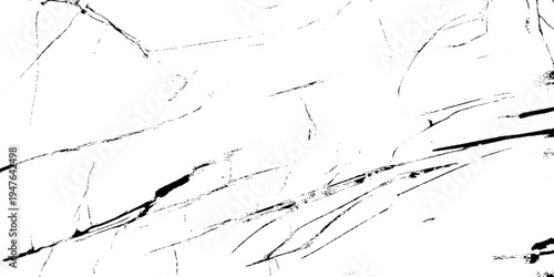 Abstract white marble texture background with bold black cracks and minimalist distressed for high-end branding, fashion graphics, minimalist posters.