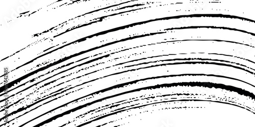 Abstract black and white topographic line texture with curved concentric arcs Ideal for modern branding, architectural backgrounds