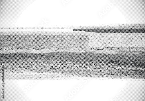 gradient bars halftone risograph horizontal strips fade grunge retro offset print screentone texture monochrome