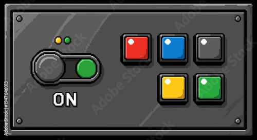 Retro Arcade Joystick and Buttons