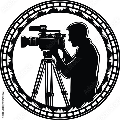 silhouette of a photographer