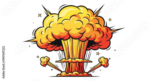 Nuclear Explosion Mushroom Cloud.