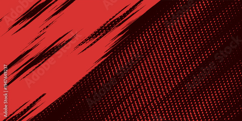 black red dragon decal brush fire volcano lava sakura Asia Japan anime style illustration sporty background banner style illustration. modern