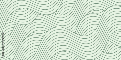 farm green banner, organic abstract background with fields. wavy green lines, natural organic products. vector ilustration