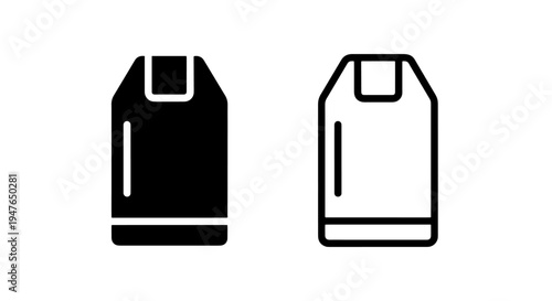 Blank price tag label icon set for retail shopping and sales