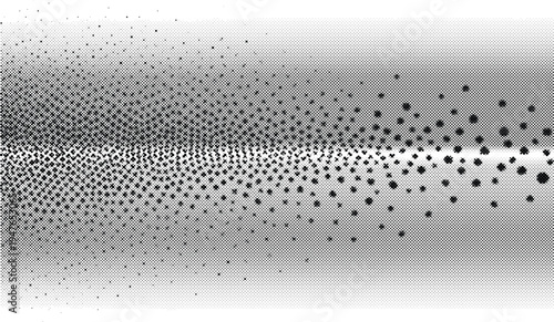 gradient bar halftone risograph horizontal fade grunge retro offset print screentone texture monochrome divider
