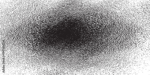 Abstract black and white textured background with a central dark oval shape.