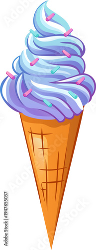 very beautiful ice cream icon
