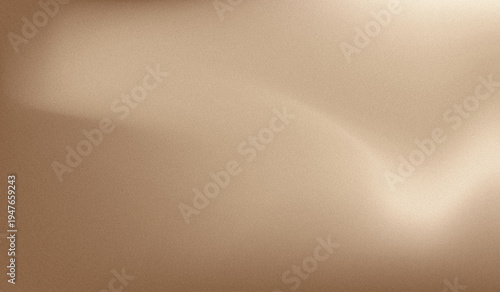 Dark beige grainy background displays sophisticated liquid waves for a professional neutral commercial backdrop.