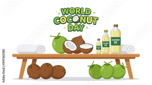 Celebrating World Coconut Day with Tropical Delights and Natural Oils