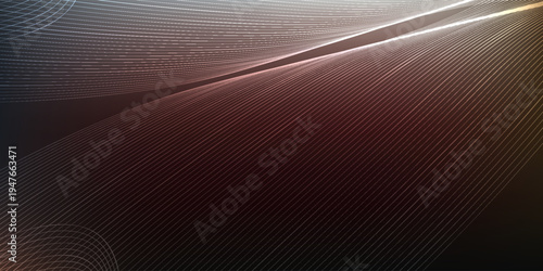 Abstract Light Streaks and Gradients with Dark Background.