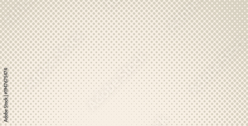 Vintage beige halftone paper texture. Retro craft ecru wallpaper with speckles, flecks, particles. Light cream grunge grain overlay background. eps 10