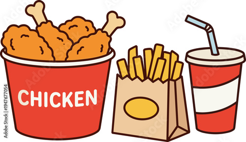 Fast Food Illustration