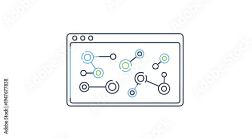 Wallpaper Mural Molecular structure diagram on computer screen isolated on White Background video Torontodigital.ca