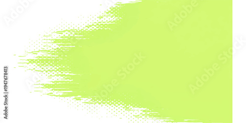 An abstract green watercolor background featuring a floral nature pattern with spring leaves and a light grass texture provides a bright artistic frame and vector element space for text