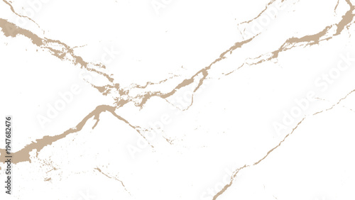 Brown marble texture with beige veins on white background