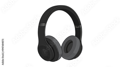 headphones isolated on white background