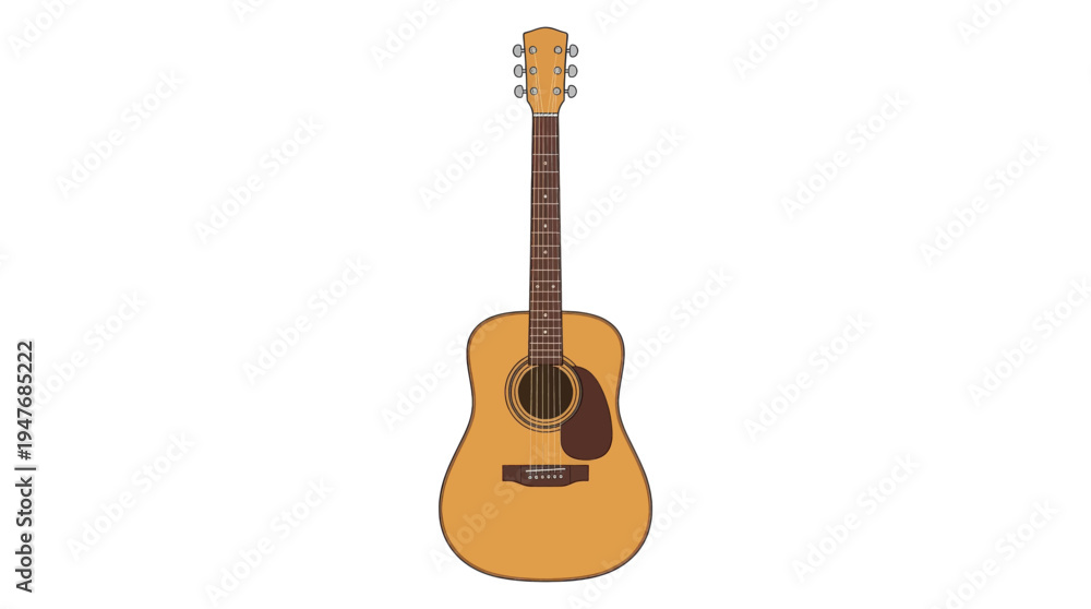 Obraz premium guitar isolated on white