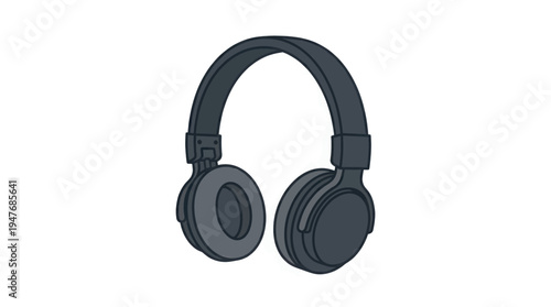 headphones isolated on white background