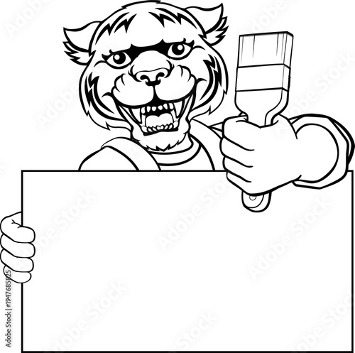 A tiger painter decorator h...