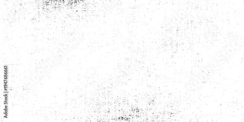 High contrast white grunge texture background with distressed black grain versatile texture mimics the look of weathered vintage effect.	
