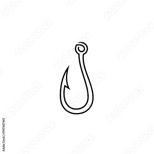 Fishing Hook Metal Sharp Point.